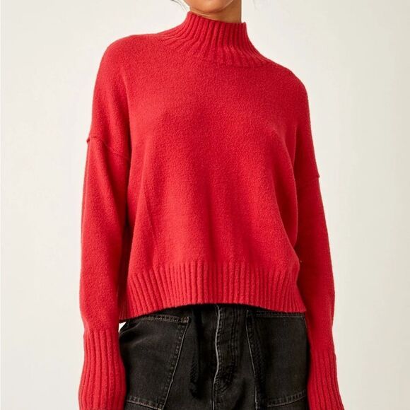 Free People Vancouver Knit Turtleneck Small - Picture 2 of 12